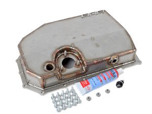 ES#3098903 - 008012ecs01-01KT - ECS Tuning Stainless Steel Oil Pan - MQB Gen3 TSI - Must have protection -- Increase oil capacity up to 1.5 Liters with our 11 gauge thick, T304 Stainless, Hand Fabricated, TIG Welded Oil Pan! - ECS - Audi Volkswagen