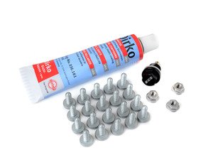 ES#3143293 - 008012ECS01-02KT - ECS Tuning Stainless Steel Oil Pan Installation Kit - Includes ECS magnetic drain plug, hardware and silicone oil pan sealant - ECS - Volkswagen