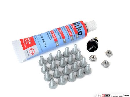 ES#3143293 - 008012ECS01-02KT - ECS Tuning Stainless Steel Oil Pan Installation Kit - Includes ECS magnetic drain plug, hardware and silicone oil pan sealant - ECS - Volkswagen