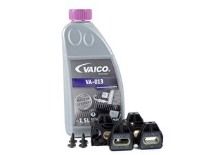 ES#2771047 - 1J0806155EKT4 - Radiator Installation Kit with radiator mounts, hardware and Coolant - When replacing or reinstalling your radiator do not reuse your old, worn radiator mounts. - Assembled By ECS - Volkswagen