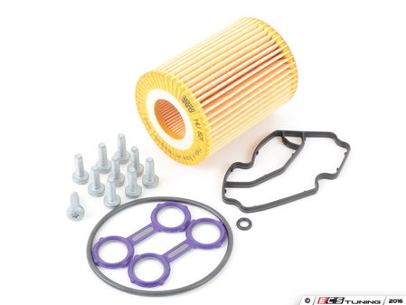 ES#2795805 - 6421840080KT4 - Oil Cooler Seal Kit - Level 2 - Includes all seals and hardware required to reseal your oil cooler - Includes oil filter - Assembled By ECS - Mercedes Benz