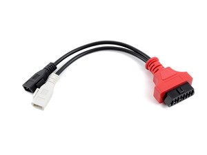 ES#3136998 - 007868SCH02B - OBDII To OBDI Split Connector Cable VAG 1990-1996 - Optional cable to connect your VAG Schwaben Scan Tool to 1990-1996 pre OBDII cars - Schwaben by Foxwell - Audi Volkswagen