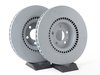 ES#3147653 - 4g0615301kKT2 - Front Brake Rotors - Pair (356x34mm) - Bring your brakes back to life - Zimmermann - Audi