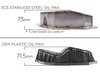 ES#5424551 - FP008012ECS01KT - Steel Oil Pan Kit - Quick installation thanks to a Fel-Pro gasket, and up to 1.5 Liters increase of oil capacity with our 11 gauge thick, T304 Stainless, Hand Fabricated, TIG Welded Oil Pan! - Assembled By ECS - Volkswagen