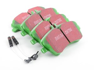 ES#519814 - DP21365 - Front GreenStuff Performance Brake Pad Set - Designed as a mildly upgraded pad, great for an afternoon of sporty driving. - EBC - Mercedes Benz