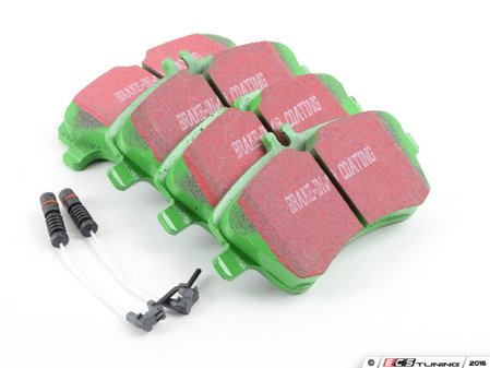 ES#519814 - DP21365 - Front GreenStuff Performance Brake Pad Set - Designed as a mildly upgraded pad, great for an afternoon of sporty driving. - EBC - Mercedes Benz