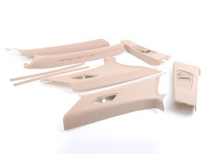 ES#2975886 - 51168238963KT1 - A-B-C Pillar Cover Kit - Beige  - Includes left and right A,B, and C pillars - Genuine BMW - BMW
