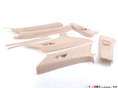 ES#2975886 - 51168238963KT1 - A-B-C Pillar Cover Kit - Beige  - Includes left and right A,B, and C pillars - Genuine BMW - BMW