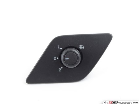 ES#2773620 - 5C7959565JREH - Black Mirror Switch - Factory replacement switch - Genuine Volkswagen Audi - Volkswagen