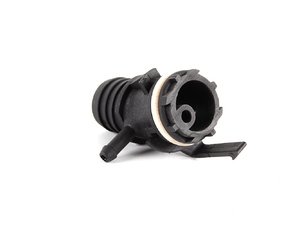 ES#25579 - 11611730265 - Air Hose Connector with O-Ring - Intake Manifold to Idle Control Valve Hose (Clips Into Manifold) - Genuine BMW - BMW