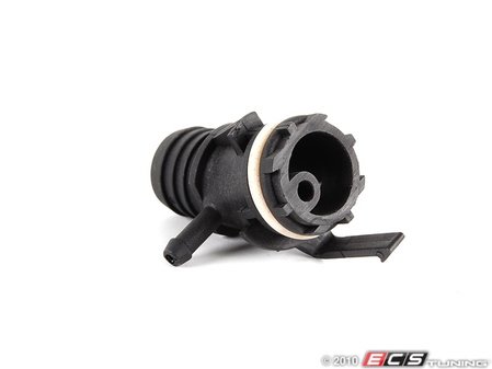 ES#25579 - 11611730265 - Air Hose Connector with O-Ring - Intake Manifold to Idle Control Valve Hose (Clips Into Manifold) - Genuine BMW - BMW