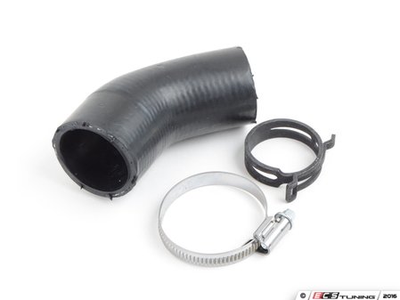 ES#3148889 - 11537558522 - Coolant Inlet Hose Section - (NO LONGER AVAILABLE) - Replaces the rubber section of the water pump inlet pipe - includes two clamps - Rein - 