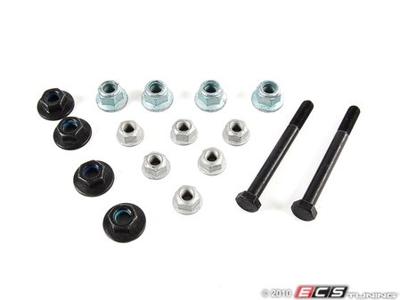 ES#1078 - B5CANBKUL - Front Control Arm Locking Nut/Partial Bolt Kit - Includes 14 new locking nuts and two upper control arm bolts - Assembled By ECS - Audi