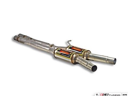 ES#3154102 - 764303KT - Catback Exhaust System - Resonated  - Stainless steel resonated system with mufflers - Supersprint - Audi