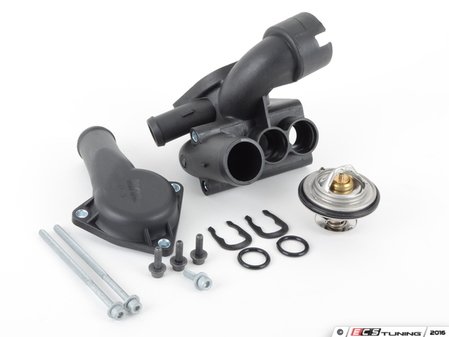 ES#2785049 - 075121113DKT4 - Thermostat Replacement Kit - Featuring a low-temperature thermostat - Assembled By ECS - Volkswagen