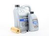 ES#3141731 - gen3ecoktKT - Economy Oil Service Kit (5w-40) - Only the essentials to perform an oil service. Includes German Made 5W-40 Vaico oil that meets VW 502.00 & 505.00 standards - Assembled By ECS - Audi Volkswagen