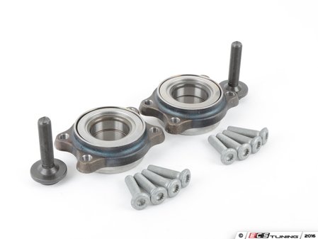 ES#2695651 - 4E0498625BKT - Front Wheel Bearing Kit - Includes both front wheel bearings and installation hardware - Genuine Volkswagen Audi - Audi