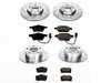 ES#3157176 - K529 - Power Stop Z23 Evolution Sport Front & Rear Brake Kit (288mm/245mm) - A complete 4-wheel performance brake upgrade featuring drilled & slotted rotors and low-dust carbon-fiber ceramic pads. - Power Stop - Volkswagen