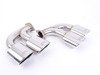 ES#3142891 - HS14GFRG3S - 3" Cat-Back Exhaust System - Resonated - Featuring quad oval, stainless steel tips - Invidia - Volkswagen