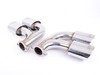 ES#3142891 - HS14GFRG3S - 3" Cat-Back Exhaust System - Resonated - Featuring quad oval, stainless steel tips - Invidia - Volkswagen