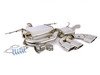 ES#3142891 - HS14GFRG3S - 3" Cat-Back Exhaust System - Resonated - Featuring quad oval, stainless steel tips - Invidia - Volkswagen
