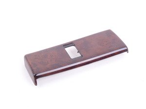 ES#118795 - 51458186355 - Left Center Dashboard Panel Trim - Vavona Wood - Found on the right side of the steering wheel surrounding the TPC or cruise control button - Genuine BMW - BMW