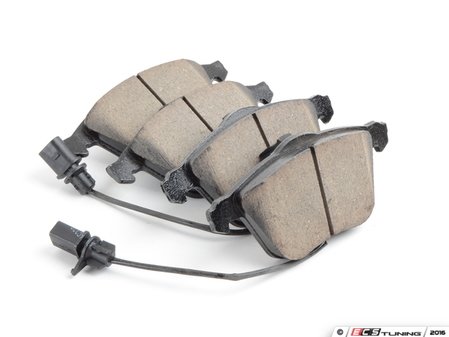ES#2515542 - 4B0698151AC - Front Euro Ceramic Brake Pad Set - For those looking for a low dust replacement brake pad - Akebono - Audi