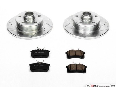 ES#3157121 - K512 - Z23 Evolution Sport Performance Rear Brake Service Kit  - Proven performance with minimal dust - Power Stop - Volkswagen