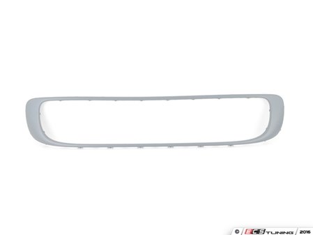 ES#2101952 - 51117268752 - Trim Cover Air Inlet - Primed For Chrome Line Trim Insert - Mounts to the lower bumper by the grille - Genuine MINI - MINI