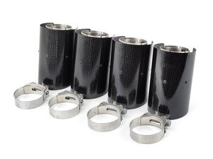 ES#3072771 - TP-CT/3 - Akrapovic Carbon Fiber Exhaust Tips - Quad Set - Akrapovic - 