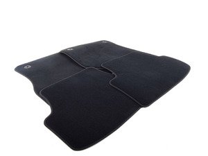 ES#3534026 - 5GM863011AEUN - Carpeted Floor Mat Set - Black - Keep your interior showroom fresh with a new set of four black floor mats - Genuine Volkswagen Audi - Volkswagen