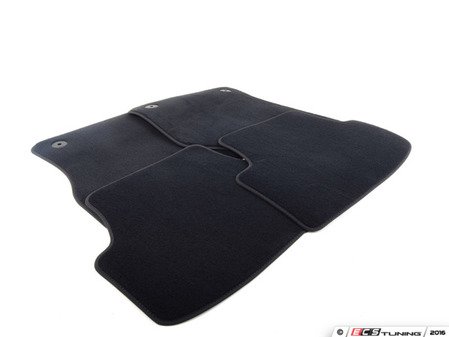ES#3534026 - 5GM863011AEUN - Carpeted Floor Mat Set - Black - Keep your interior showroom fresh with a new set of four black floor mats - Genuine Volkswagen Audi - Volkswagen