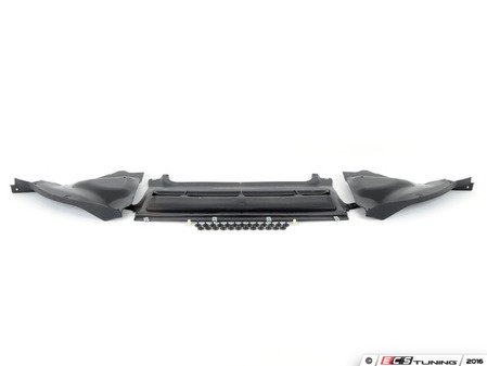 ES#3148884 - 51758054269KT - Front Belly Pan Kit - Often damaged by road debris and parking stops. Includes left, right, and center belly pans plus hardware. Protect your oil cooler! - Genuine BMW - BMW