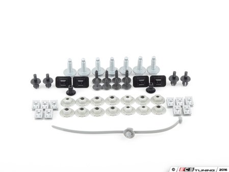 ES#2831519 - 5G6898623 - Rear bumper Mounting Kit - One set of mounting parts for replacing your Golf R rear bumper. - Genuine Volkswagen Audi - Volkswagen