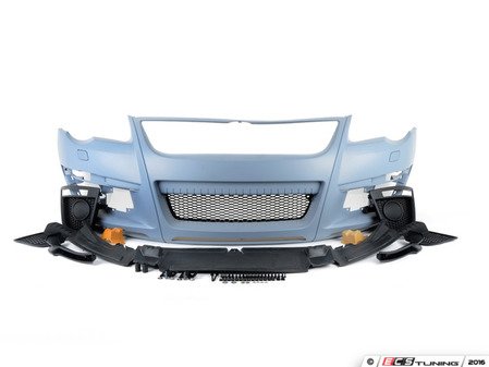 ES#2083239 - 3C5071609GRU - Hi-Def Front Bumper Assembly - (NO LONGER AVAILABLE) - Give your B6 Passat a completely different attitude - Genuine Volkswagen Audi - 