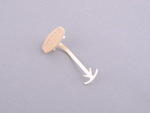 ES#99497 - 51417076807 - Beige Airbag Plaque - Priced Each - Located on the door panel - Genuine BMW - BMW