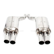 ES#3149123 - D660-0009A - Stainless Axle-Back Exhaust - Polished Tips - Civilized performance for the discerning enthusiast - +9HP/+8TQ - Dinan - BMW