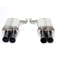 ES#3149124 - D660-0009A-BLK - Stainless Axle-Back Exhaust - Black Tips - Civilized performance for the discerning enthusiast - +9HP/+8TQ - Dinan - BMW