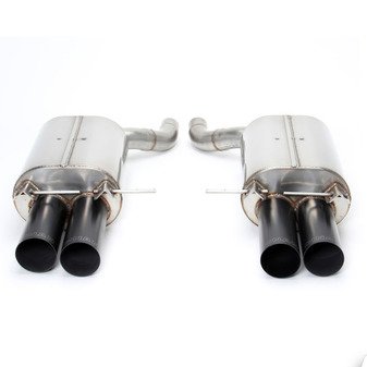 ES#3149124 - D660-0009A-BLK - Stainless Axle-Back Exhaust - Black Tips - Civilized performance for the discerning enthusiast - +9HP/+8TQ - Dinan - BMW