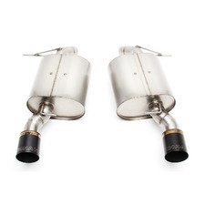 ES#3149128 - D660-0011-BLK - Stainless Axle-Back Exhaust - Black Tips - Civilized performance for the discerning enthusiast - +6HP/+5TQ - Dinan - BMW