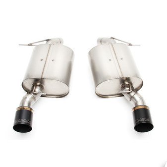 ES#3149128 - D660-0011-BLK - Stainless Axle-Back Exhaust - Black Tips - Civilized performance for the discerning enthusiast - +6HP/+5TQ - Dinan - BMW