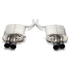 ES#3149139 - D660-0036-BLK - Stainless Axle-Back Exhaust - Black Tips - Civilized performance for the discerning enthusiast - +10HP - Dinan - BMW