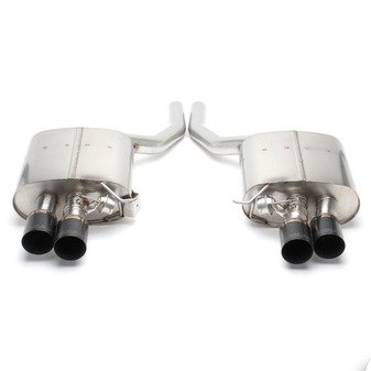 ES#3149139 - D660-0036-BLK - Stainless Axle-Back Exhaust - Black Tips - Civilized performance for the discerning enthusiast - +10HP - Dinan - BMW