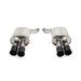 ES#3149147 - D660-0044-BLK - Stainless Free Flow Axle-Back Exhaust - Black Tips - Civilized performance for the discerning enthusiast - +8HP - Dinan - BMW