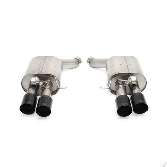 ES#3149147 - D660-0044-BLK - Stainless Free Flow Axle-Back Exhaust - Black Tips - Civilized performance for the discerning enthusiast - +8HP - Dinan - BMW