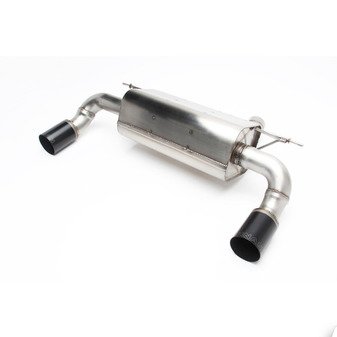ES#3149155 - D660-0048-BLK - Stainless Axle-Back Exhaust - Black Tips - Civilized performance for the discerning enthusiast - +6HP/+5TQ - Dinan - BMW