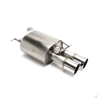 ES#3149156 - D660-0049 - Stainless Axle-Back Exhaust - Polished Tips - Civilized performance for the discerning enthusiast - +8HP - Dinan - BMW