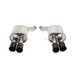 ES#3149157 - D660-0049-BLK - Stainless Axle-Back Exhaust - Black Tips - Civilized performance for the discerning enthusiast - +8HP - Dinan - BMW