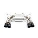 ES#3149159 - D660-0050-BLK - Stainless Axle-Back Exhaust - Black Tips - Civilized performance for the discerning enthusiast - +5HP - Dinan - BMW