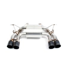 ES#3149159 - D660-0050-BLK - Stainless Axle-Back Exhaust - Black Tips - Civilized performance for the discerning enthusiast - +5HP - Dinan - BMW